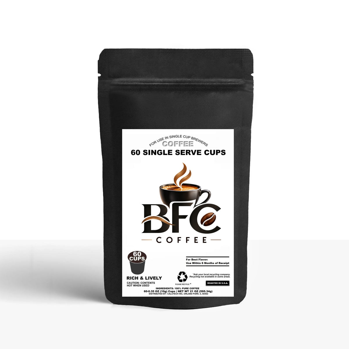 60 Pack Single Serve Coffee Capsules